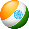 bandeira india botao