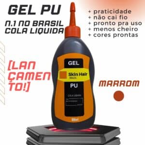 imagem para venda de gel pu cola liquida cor marrom