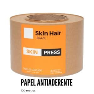 Papel antiaderente siliconado para mega hair adesivo